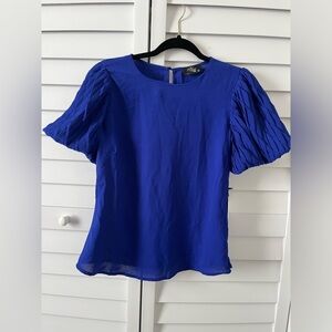 Milk & Honey Royal Blue Blouse.